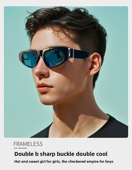 Fashionable Cat Eye Sunglasses BB0095S for Men Women Bai Jingting Style