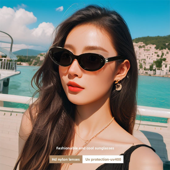 2025 New High-end Retro Cat Eye Sunglasses UV Protection Jeansm