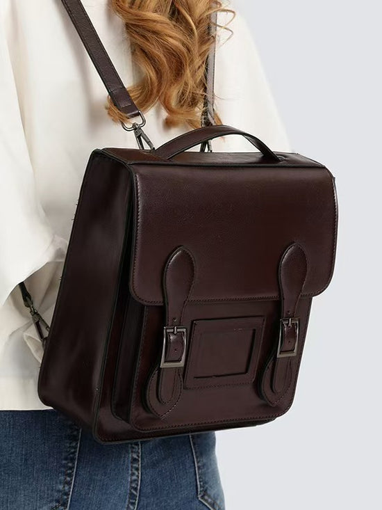 British style retro fashion backpack