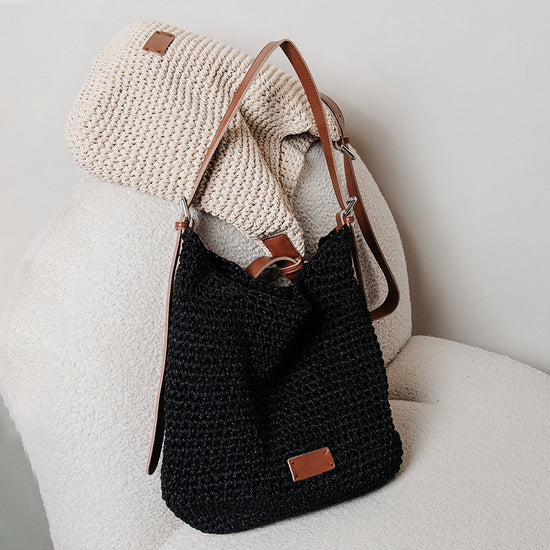 Stylish Hollow Knit Bag 2025 New Premium Underarm Tote