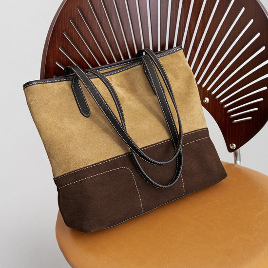 2025 New Single Shoulder Tote Bag Chic Versatile Cowhide Commuter Bag