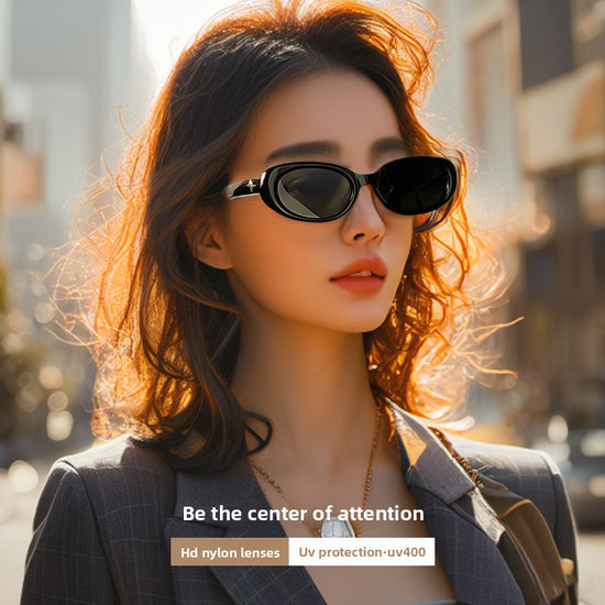 Elite Oval Frame Sunglasses for Women BANDEON S UV Protection Trendy Men Style