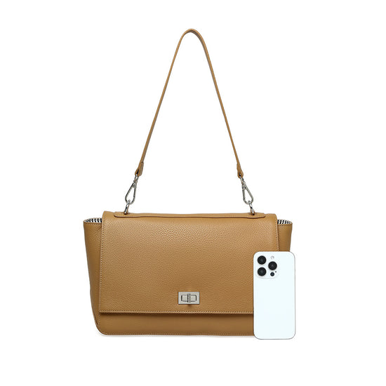 Large Capacity Tote Bag for Commute Elegant Leather Women&
