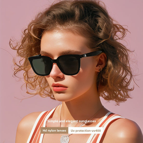 2025 New Sunglasses for Women High-end Acetate TAMS Square Personality Fashion Sunglasses