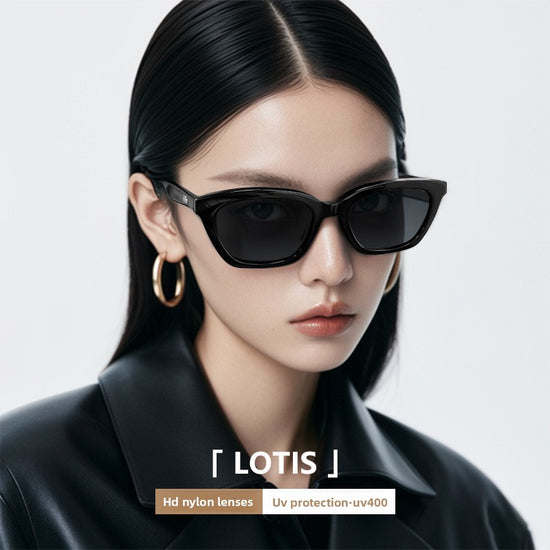 GM Sunglasses Small Frame Fashion Avant-garde Cat Eye Unisex Retro UV Protection Sunglasses