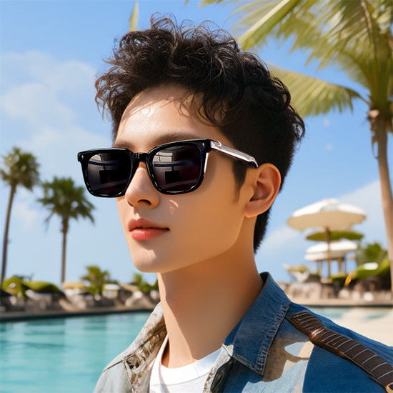 GM Sunglasses for Women High-End Acetate OJOS Starry Sky Series UV Protection Celebrity Style Sunglasses